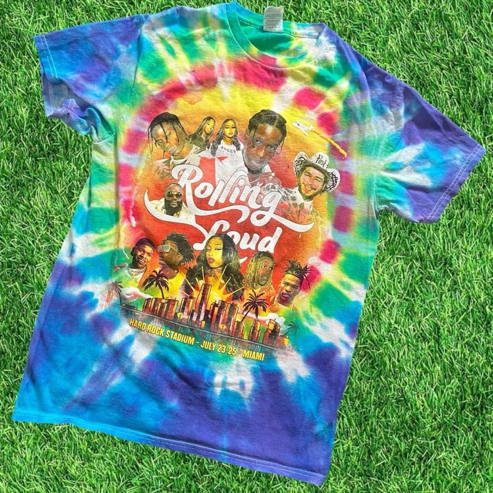 Rolling Loud Tie-Dye Men's T-Shirt